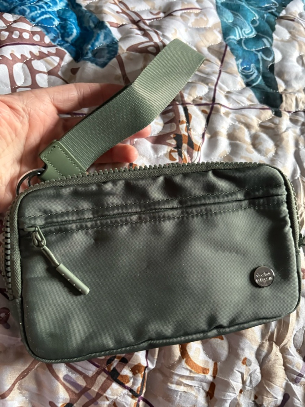 Iris and Rainbow carryall wristlet